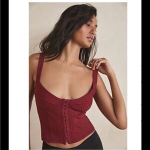 Women's Burgundy Top